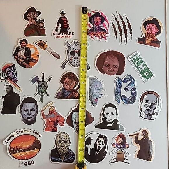 Horror Movie Sticker Decals Serial Killer Variety Pack D Freddy Kreuger NEW - Picture 8 of 10